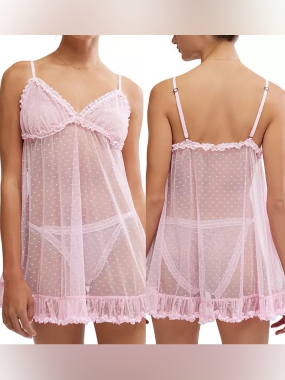 NWT Free People Heart to Heart Mini Slip - Size Small